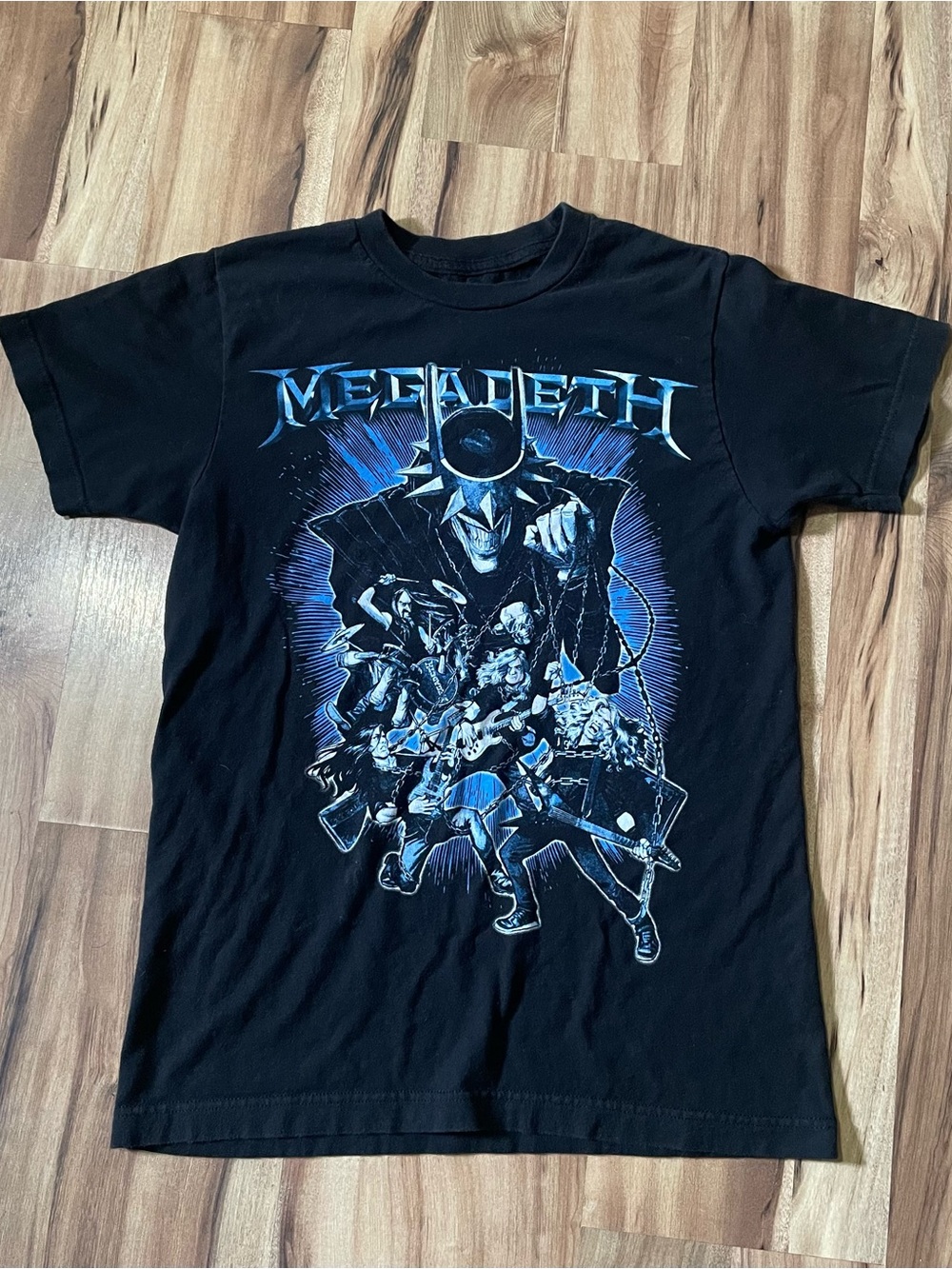 Megadeth DC Comics T-Shirt Dark Nights Death Metal BatJoker Black Mens Small S
